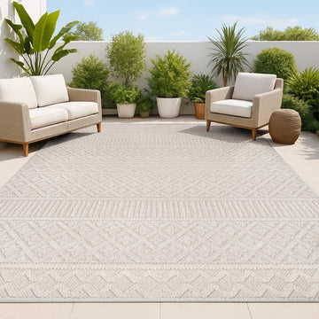 Ormond High-low Modern Trellis Geometric Area Rug